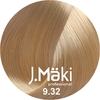 J.Maki 9.32 Бежевый блондин cтойкий краситель для волос 60 мл