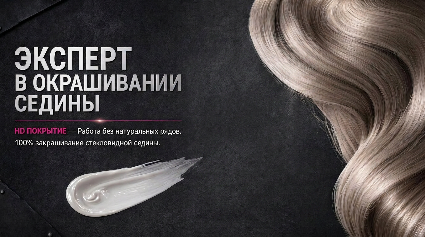 Эксперт в окрашивании седины
